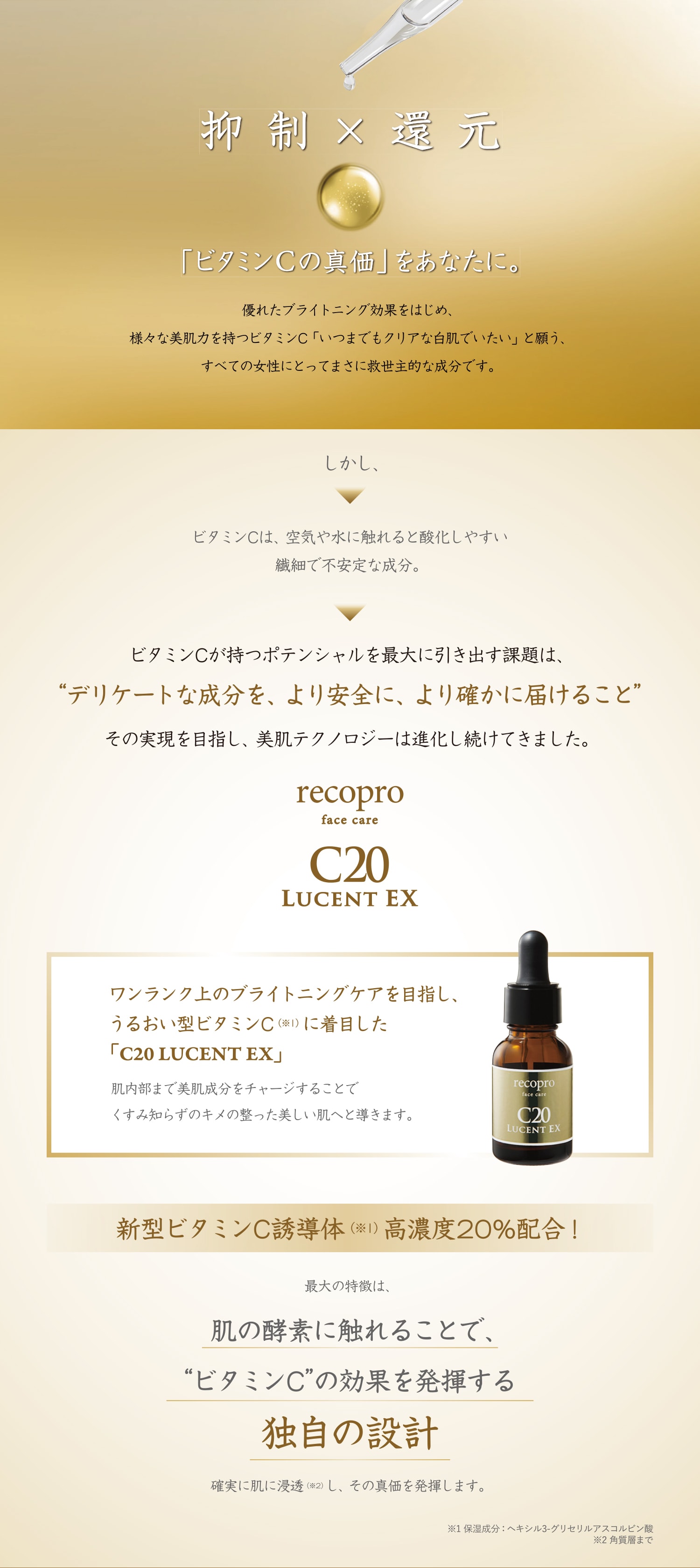 PremierBeautyShop / ビタミンC recopro facecare C20 LucentEX